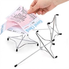 ELFULLY 10 Pcs Check Spindle, Paper Receipt Holder Spike for Silver