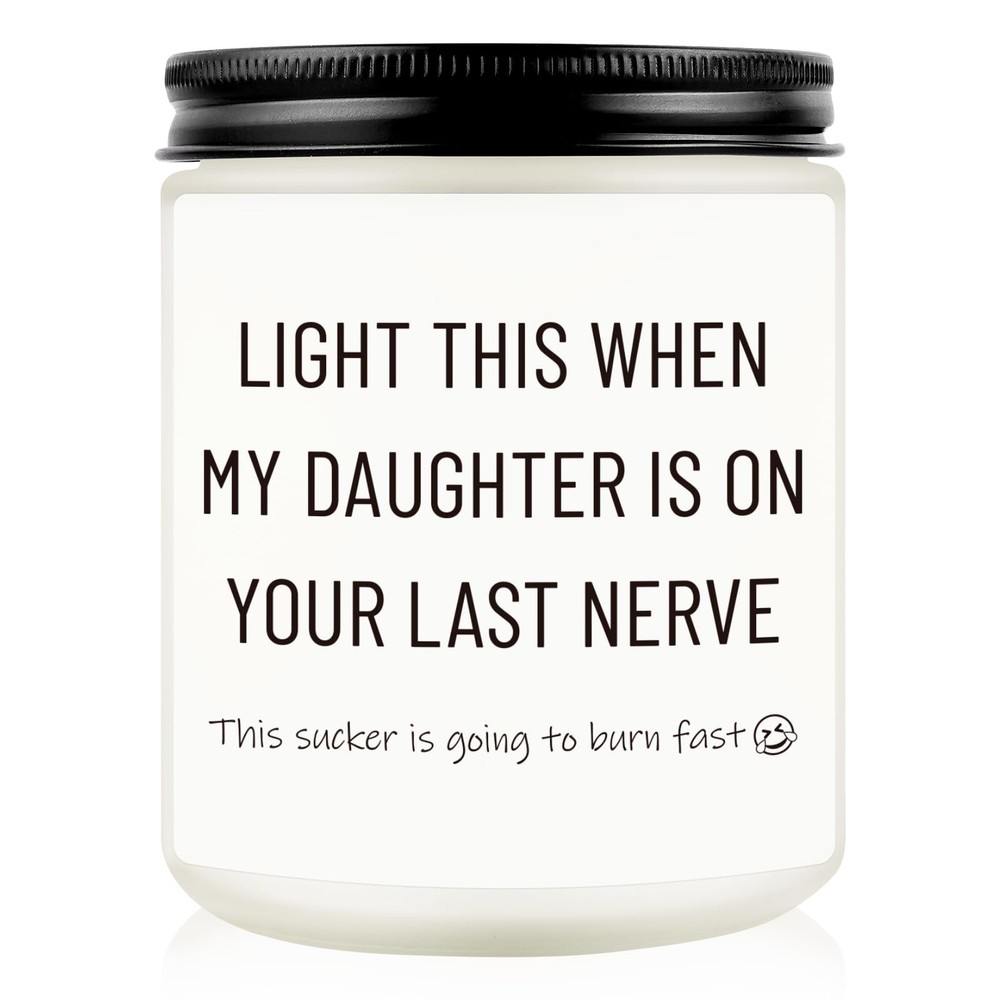 Son in Law Gifts Funny, Christmas Fathers Day 3.5 x 2.8 inches, White