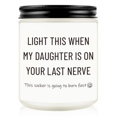Son in Law Gifts Funny, Christmas Fathers Day 3.5 x 2.8 inches, White