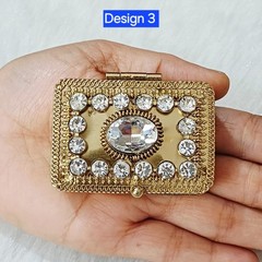 Sindoor box,Kumkum box,Rajwadi Kankavati,Sindoor Daani with Ghunghroo