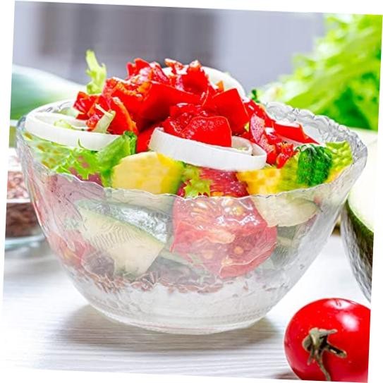 S.G Premium Quality 2 Gallon / 8 Quart Clear Plastic Punch Bowl – 2 Gallon Bowl