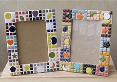 Mosaic Tiles Stained Glass, Textured Glass Mosaic Making with Handmade for DI…