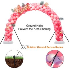 Chamvis Balloon Arch Kit, 9FT Height & 10FT Width 228 inches, Black