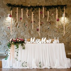 Adeeing Mr & Mrs Signs Wedding Pros Sweetheart Wooden Freestanding Letters Decor