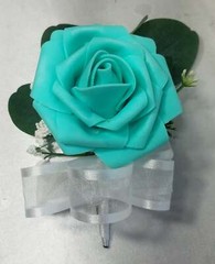 Aqua Tiffany Rose Bridal Wedding Bouquet Accessories