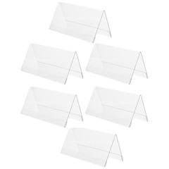 6 Pcs Place Setting Holder Desktop Conference Signage Card for Table
