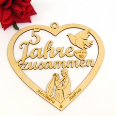 Jubiläum 50 Jahre zusammen Personalisiert mit Wunschnamen Hochzeitstag Eheringe