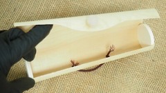 Wooden Paper Favor Box Candy Box Bamboo Box Invitation Card Box Gift Box Long