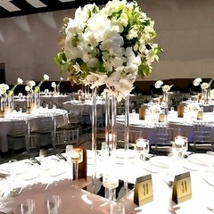 10Pcs Acrylic Flower Stand Wedding Centerpiece Tall Vase Bouquet Backdrop Vase