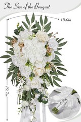 Luxurious Silk Flower Bouquet for Weddings – Versatile Decor for Special Events
