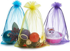 25 pcs 8×12 Inches Drawstring Organza Bags Wedding Party Favor Gift Candy Toys M