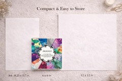 Matte Gold Marble Scrapbook Paper Pad 6×6 – 24 Sheets, Vintage Single-Side