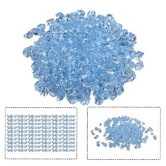 For Acrylic Gemstone Ice Rocks 200pcs 6-9mm for Vase Aquarium Party Use