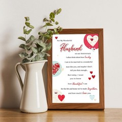 Happy Anniversary Card Gift for Husband from Wife, Wedding Anniversary Cards …