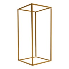 Wedding Flower Stand, Gold Flower Holder, Rectangular Flower Rack