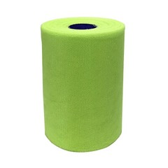 Lime Green Tulle Ribbon Decor – 6″ x 100 Yards, Fabric Netting, Easter