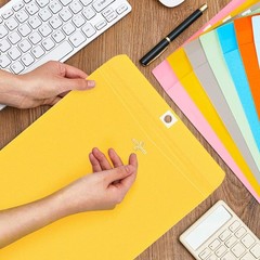 Geyee 50 Pcs 9 x 12 Inch Clasp Envelopes Letter Size Mailing Envelopes with Clas