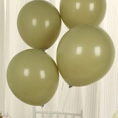 50 OLIVE GREEN 12″ Biodegradable Latex Matte Pastel Balloons Party Wedding