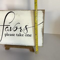 Copied – Favors Please Take One Wedding Sign Rustic Farmhouse Table Sign