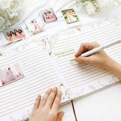 Quinceañera Guest Book with Pen 11 X 8 Inch Libro De Firmas Para 15 Años Quincea