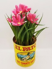 6 Large Empty El Pato Cans for Crafts, Centerpieces Weddings Quinceaneras WOW!!