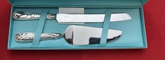 Tiffany & Co JARDIN 2 Pc Cake Serving Set W/box Sterling Handle