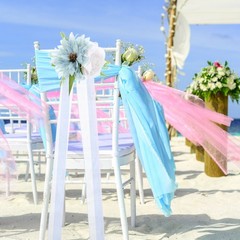Artificial Floral Arrangements Decor Chair Back Decoration Simulation Flowers