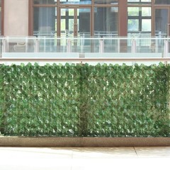 12 DARK GREEN Artificial Ivy Privacy Screen Fence WALL PANELS Party Decorations