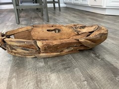 Pottery Barn Teakwood Table Centerpiece Decor 24 Inches