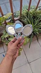 German Silver Handmirrors set of 20 wedding favors Haldi ceremony Indian bride