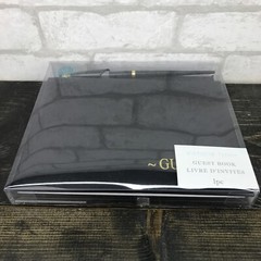 Victoria Lynn Black and Gold Print Wedding / Guest Book with Pen 60 Page NEW