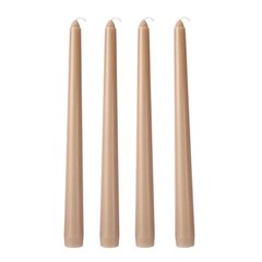 60 Beige Premium 10″ Taper Candles Unscented Dinner Party Wedding Decorations