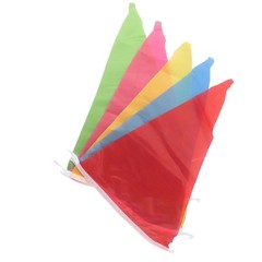 100M Multicolored Bunting Banner Multicolor Outdoor Decoration Triangle Flags US