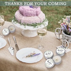 Mtlee 50 Pcs Wedding Candles Gift Favors For Guests 1 Oz Lavender Scented Soy