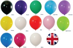 100 X Latex PLAIN BALOON BALLONS helium BALLOONS Quality Party Birthday Wedding