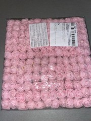144Pcs Mini PE Foam Rose Heads Red Lace Flowers DIY Wedding Home Decor 2cm