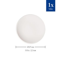 Villeroy & Boch Villeroy Boch Newmoon Modern Dinner Plate For Everyday Use