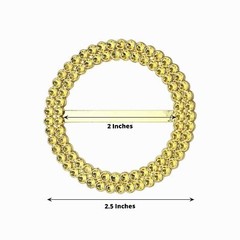 20 Round 2.5 in Diamond Rhinestones Chair Sash BUCKLE PIN Party Decorations