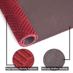 Runner Rugs 2FTx6FT Indoor Outdoor Hallway Runner Rubber Backing Non-Slip Car…