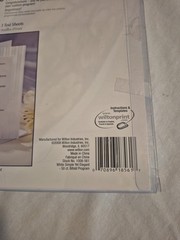 Wilton Bi-fold Programs~50 sheets~»White Simple Yet Elegant»~unused