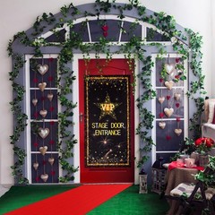 Red Carpet Runner 2.6 x 15 ft Not Slip Red Aisle Runner VIP Stage Door Entran…