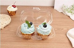 Double Cupcake Container,2 Compartment Cupcake Container – Deep Cupcake 10