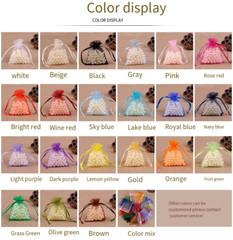 2″x3″ Sheer Drawstring Organza Bags Jewelry Pouches Wedding Party Favor Gift Bag