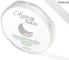 Eleganza Double Faced Satin Ribbon 10mm x 20 Metres FREEPOST – CHEAPEST ON EBAY