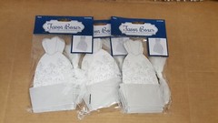 30 Bride Dress Paper Wedding Favor Box Gift Boxes, Dress Only