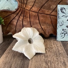 epergne bouquet holder white floral bridal flower stem vase
