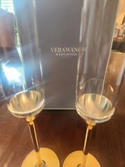 Vera Wang Gold Love Knots Wedgwood Toasting Flutes