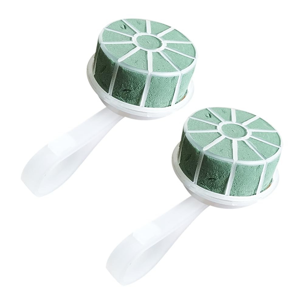 Wedding Bouquet Holders 2 Pcs Floral Foam Bridal Bouquet Arrangement Foam Handle