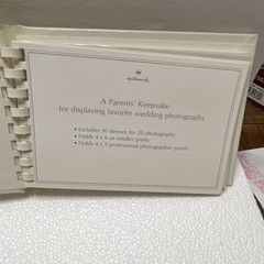 Hallmark Our Daughter’s Wedding Slip-In Spiral Photo Album 4×6 Ivory