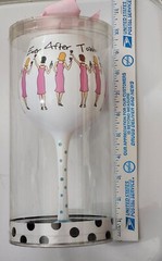 Bride Bridesmaid Goblet Mud Pie i do! Toasting Love Engagement Wedding Marriage